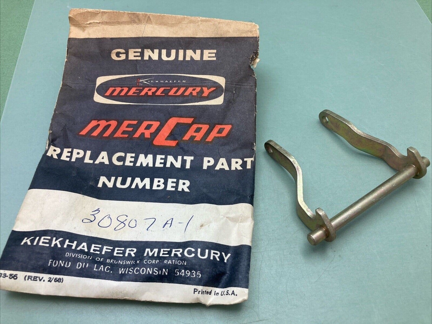 NEW GENUINE MERCURY QUICKSILVER 30807A1 LEVER ASSEMBLY