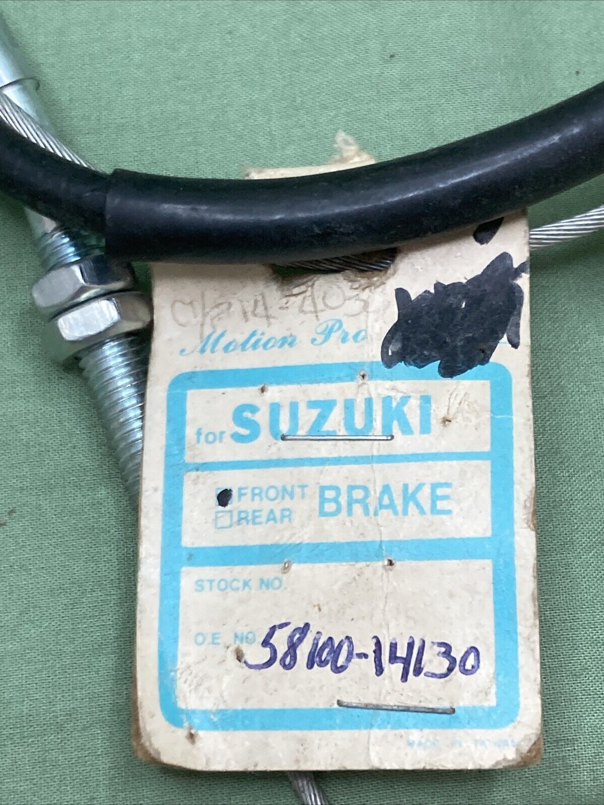 NEW GENUINE MOTION PRO 04-038 BRAKE CABLE FITS SUZUKI