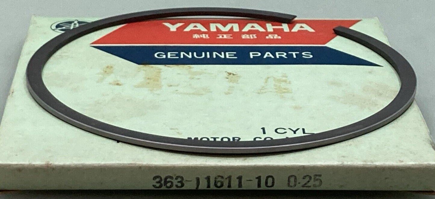 NEW GENUINE YAMAHA 363-11611-10 PISTON RING SET 0.25