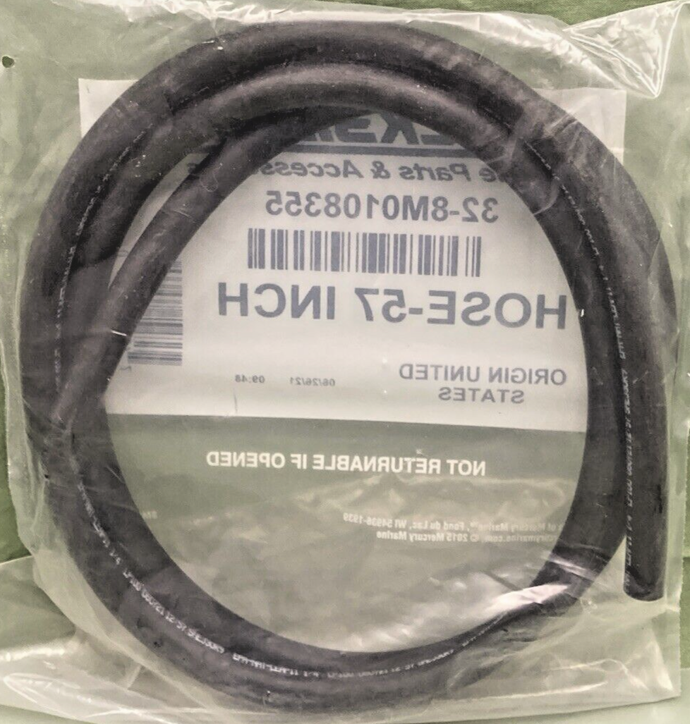 NEW GENUINE QUICKSILVER MERCURY-MERCRUISER 32-8M0108355 HOSE 57 INCHES