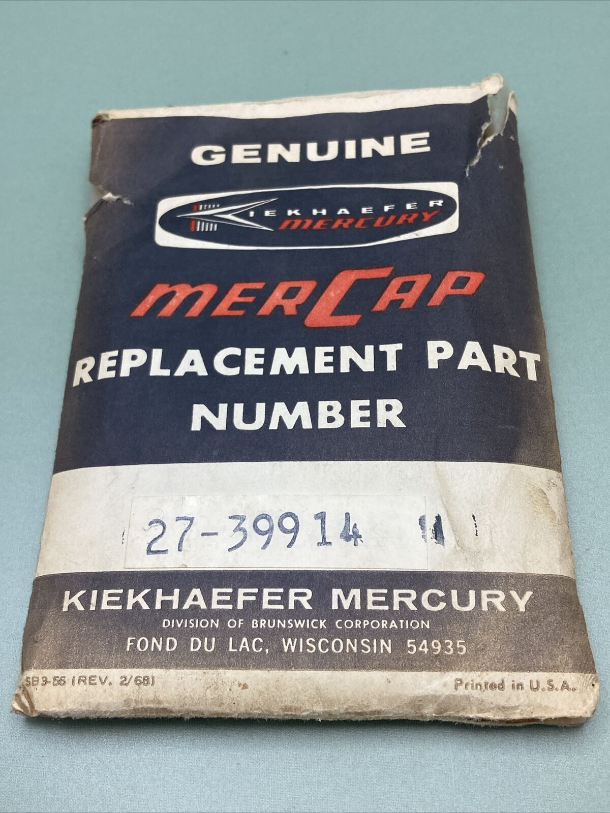 QTY 5 NEW KIEKHAEFER MERCURY QUICKSILVER 27-39914 THERMOSTAT CONTAINER GASKET