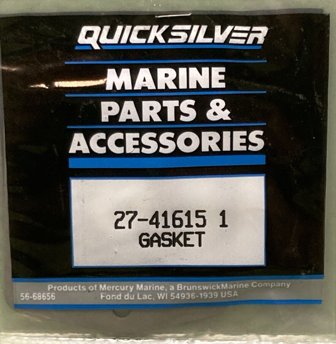 QTY 2 NEW GENUINE MERCURY 25-41615 GASKET CYLINDER BLOCK COVER