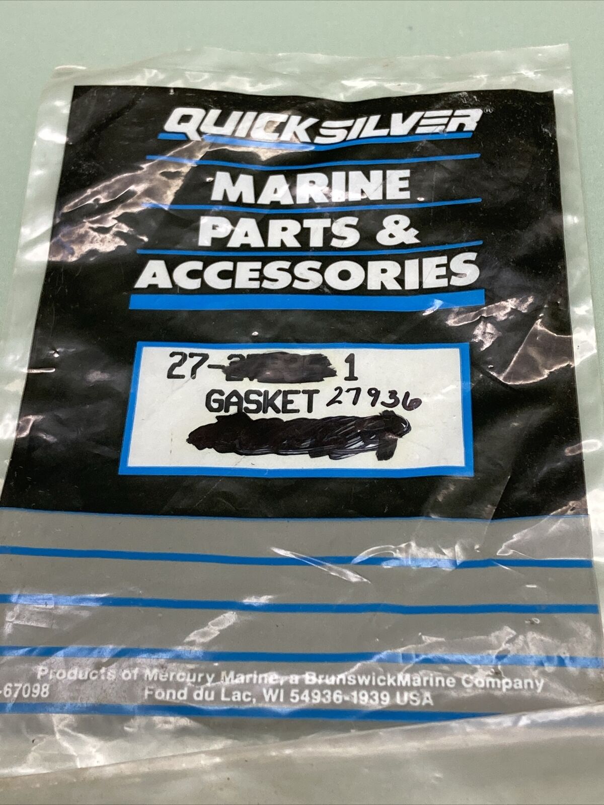 New GENUINE MERCURY QUICKSILVER 27-27936 1 GASKET