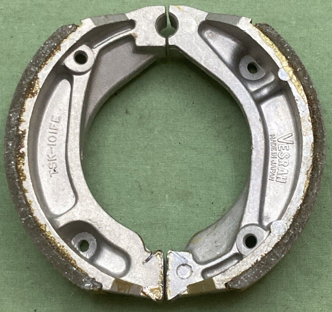 NEW GENUINE VESRAH VB-140 BRAKE SHOE SET REAR OFF ROAD MOTORCYCLE FOR HONDA