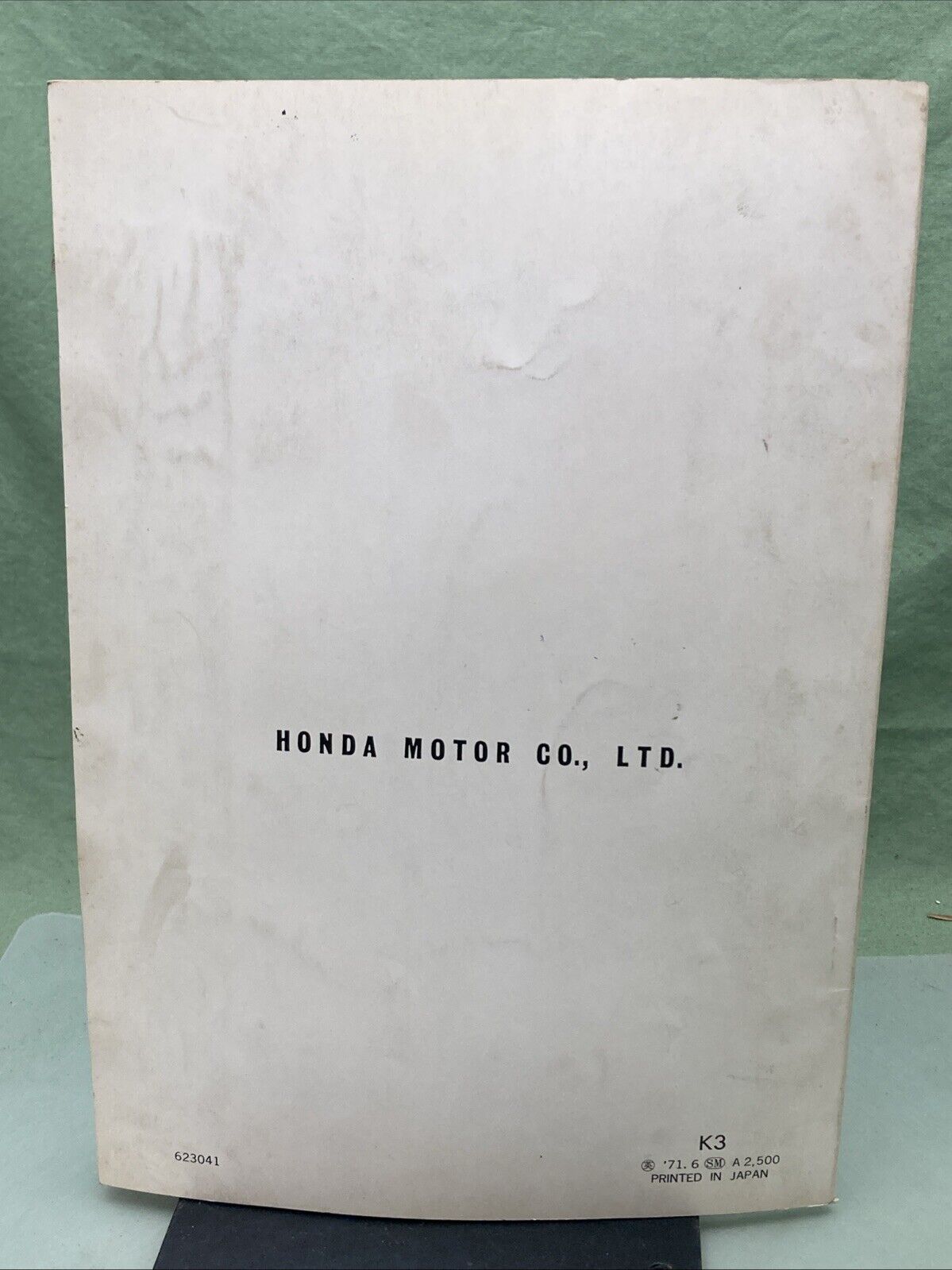 GENUINE HONDA 623041 CB/CL125/175 SHOP MANUAL SUPPLEMENT 1971