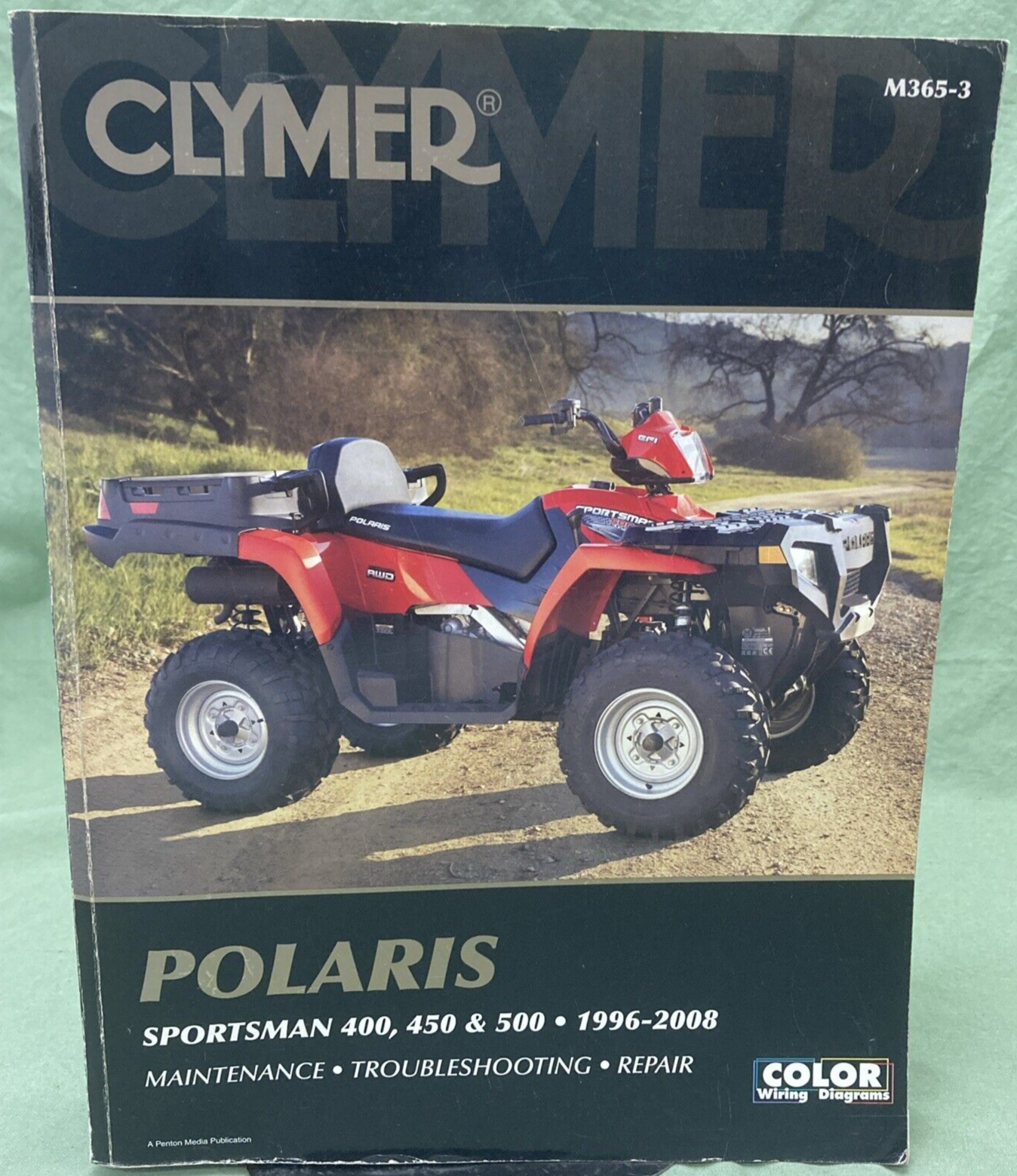 CLYMER POLARIS M365-3 Sportsman 400, 450, & 500 Service Manual 1996-2008