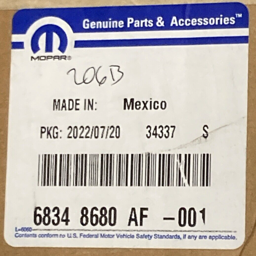 NEW GENUINE MOPAR 68348680AF Day Light Opening Molding Right Upper Door FITS RAM