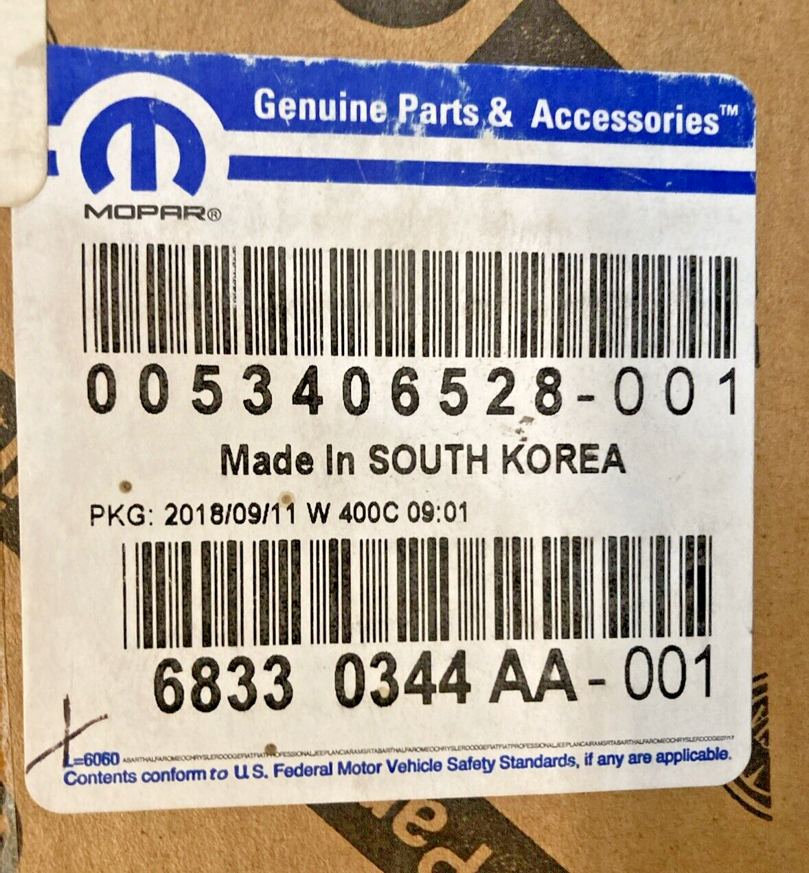 NEW GENUINE MOPAR 68330344AA Lamp-Tail 2014-2018 Jeep Cherokee