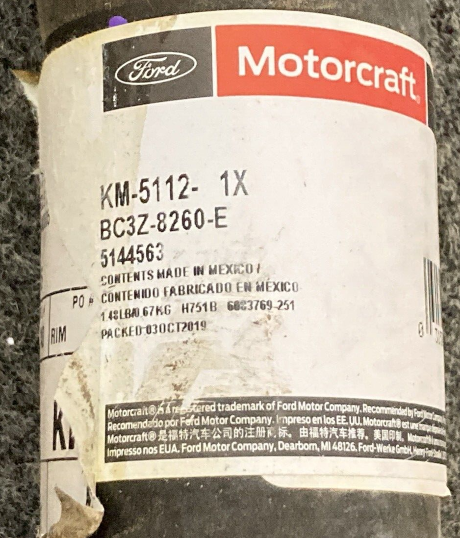 NEW GENUINE MOTORCRAFT KM-5112 HOSE ASSEMBLY RADIATOR COOLANT