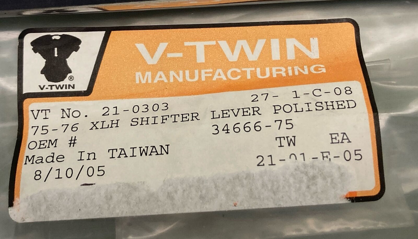 NEW GENUINE V-TWIN MANUFACTURING 21-0303 SHIFTER LEVER