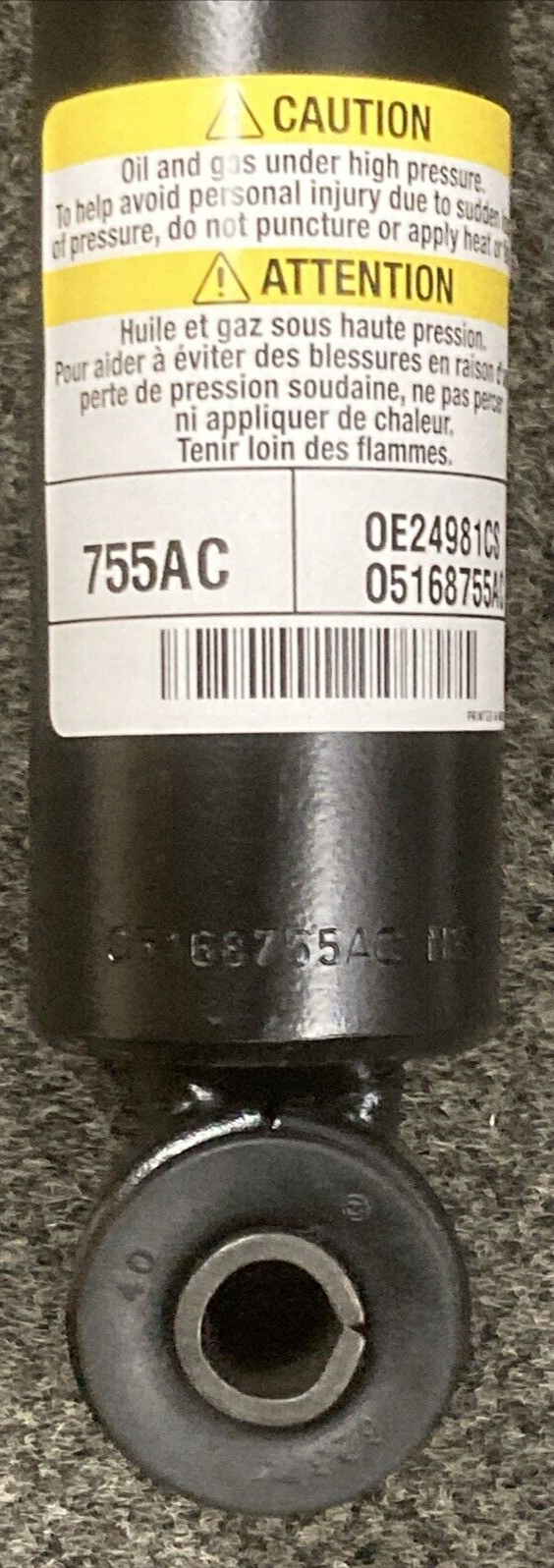 NEW GENUINE MOPAR 68138775AD Shock Absorber FRONT FITS '12-'18 JEEP WRANGLER