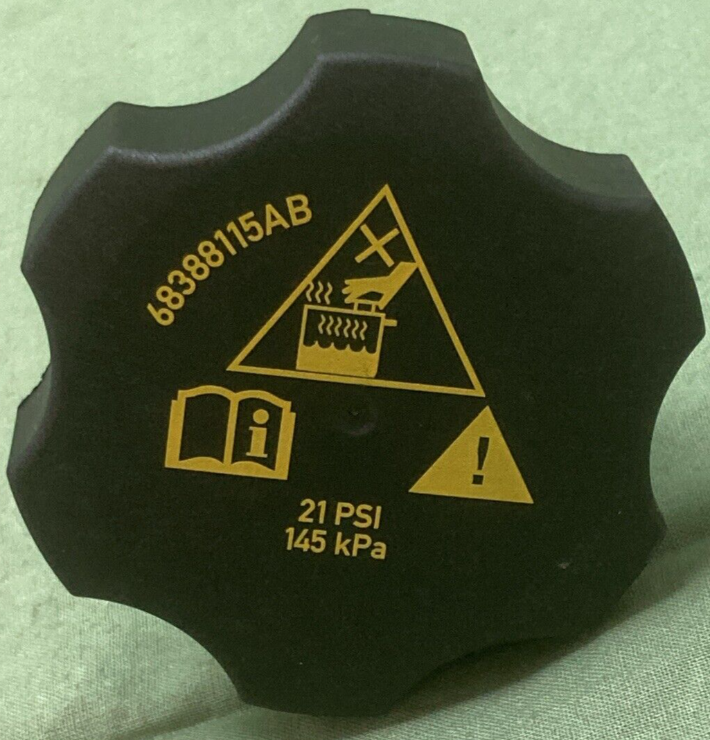 NEW GENUINE MOPAR 68388115AB Coolant Recovery Bottle Cap FITS '18-'24 Jeep