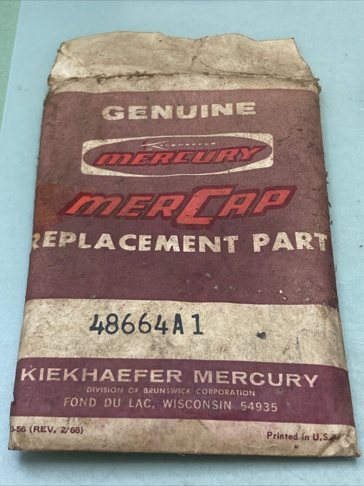 NEW MERCURY 48664A1 REPAIR KIT FOR 1" ROD, INCOMPLETE KIT
