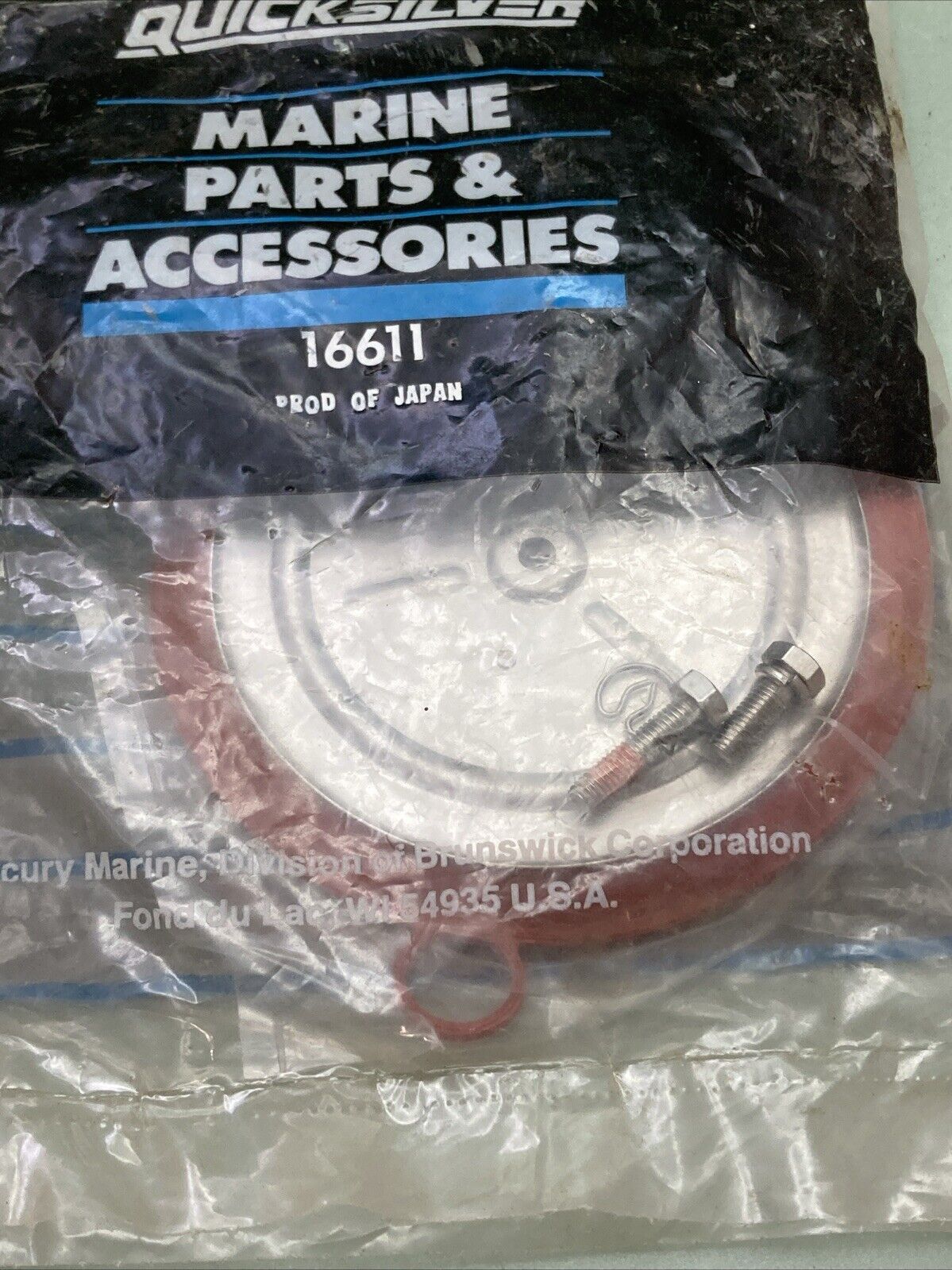 NEW GENUINE MERCURY QUICKSILVER 16611 DIAPHRAGM KIT