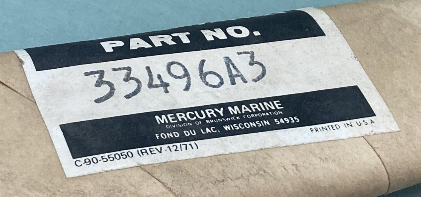 NEW GENUINE MERCURY 33496A3 SHIFT CONTROL LINKAGE SHAFT ONLY