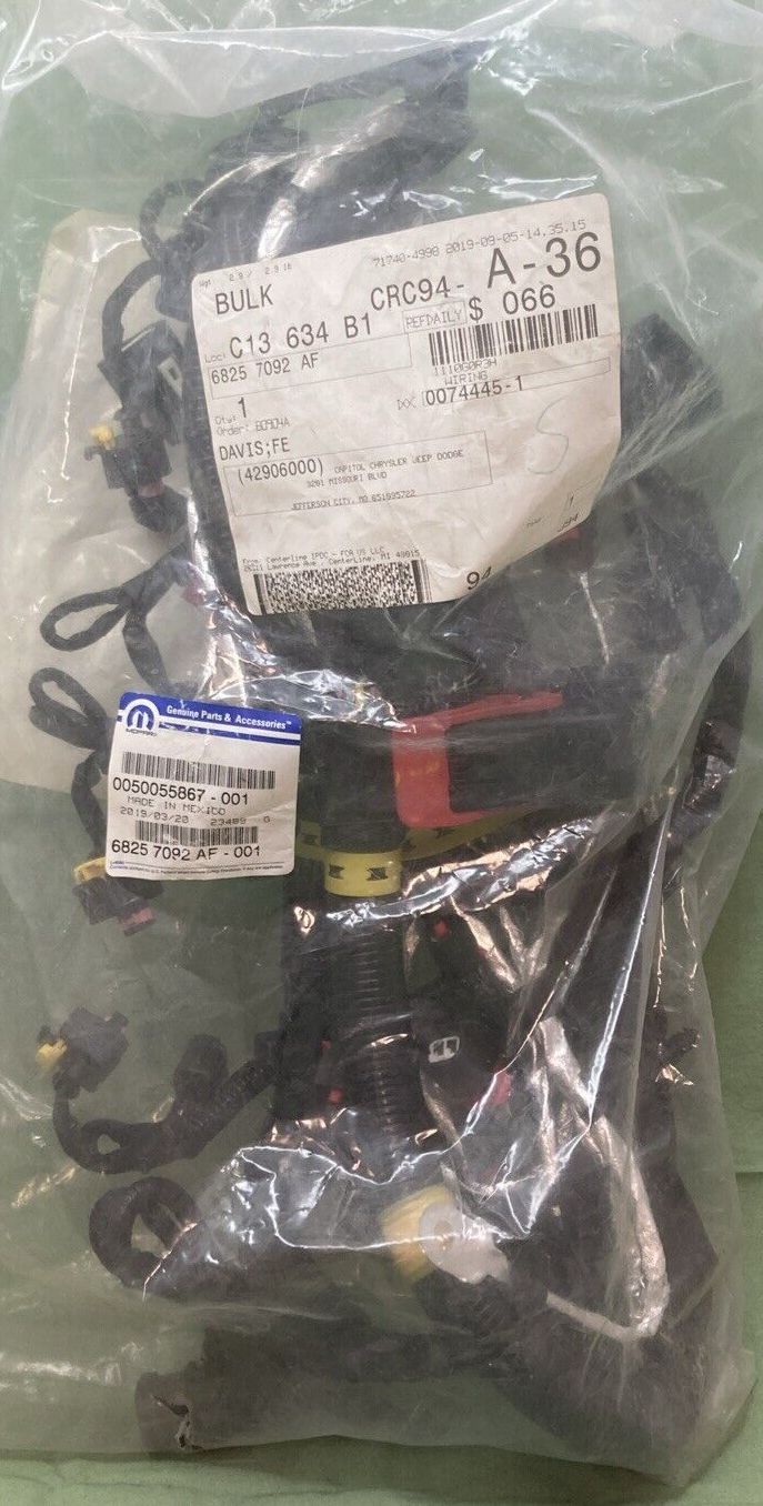 NEW GENUINE MOPAR 68257092AF Engine Wiring FITS 2017-2022 Jeep Compass