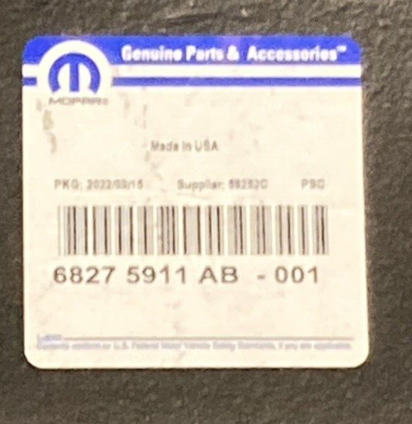 NEW GENUINE MOPAR 68275911AB Wheelhouse Shield Left Rear FITS RAM