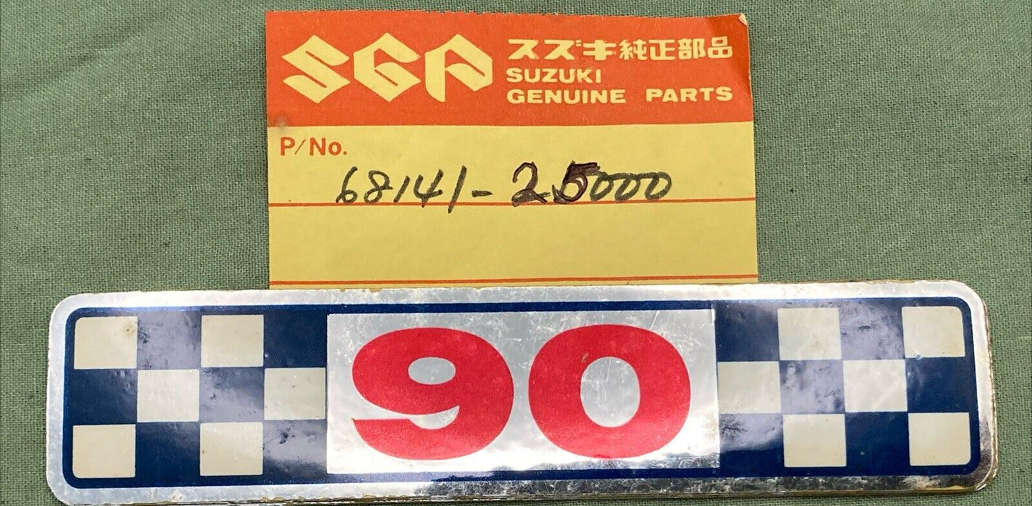 NEW GENUINE SUZUKI 68141-25000 FRAME - OIL TANK, EMBLEM, COVER RH