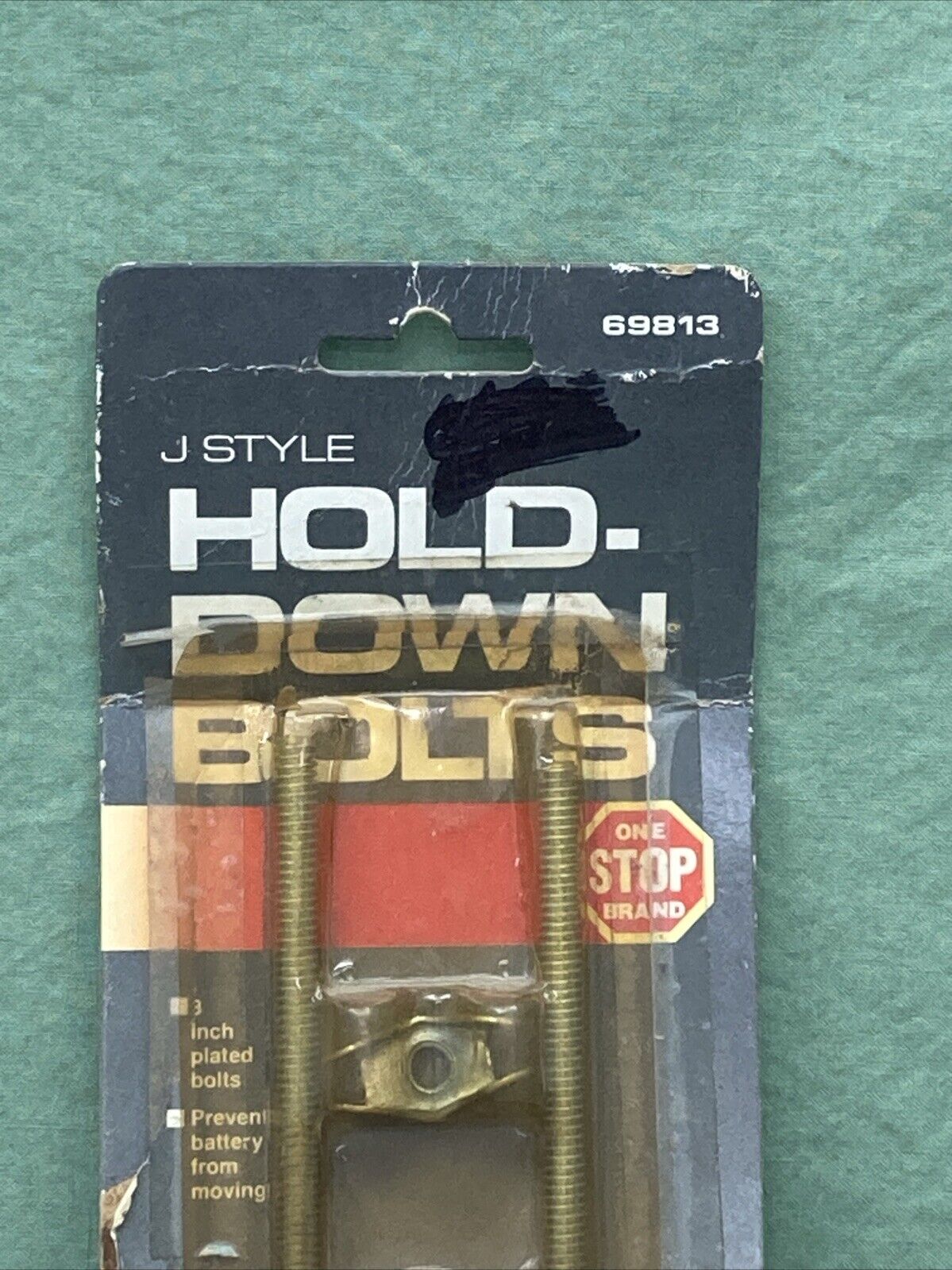 NEW J STYLE 69813 BATTERY HOLD-DOWN BOLTS