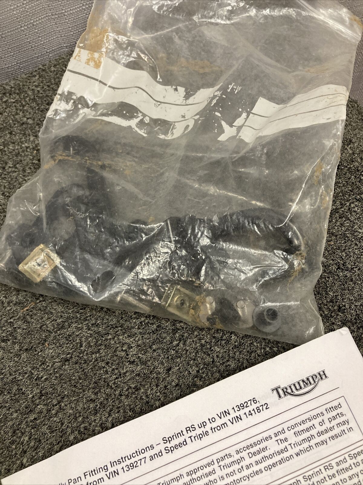 NEW GENUINE VICTORY/TRIUMPH BELLY PAN A9701135-PG