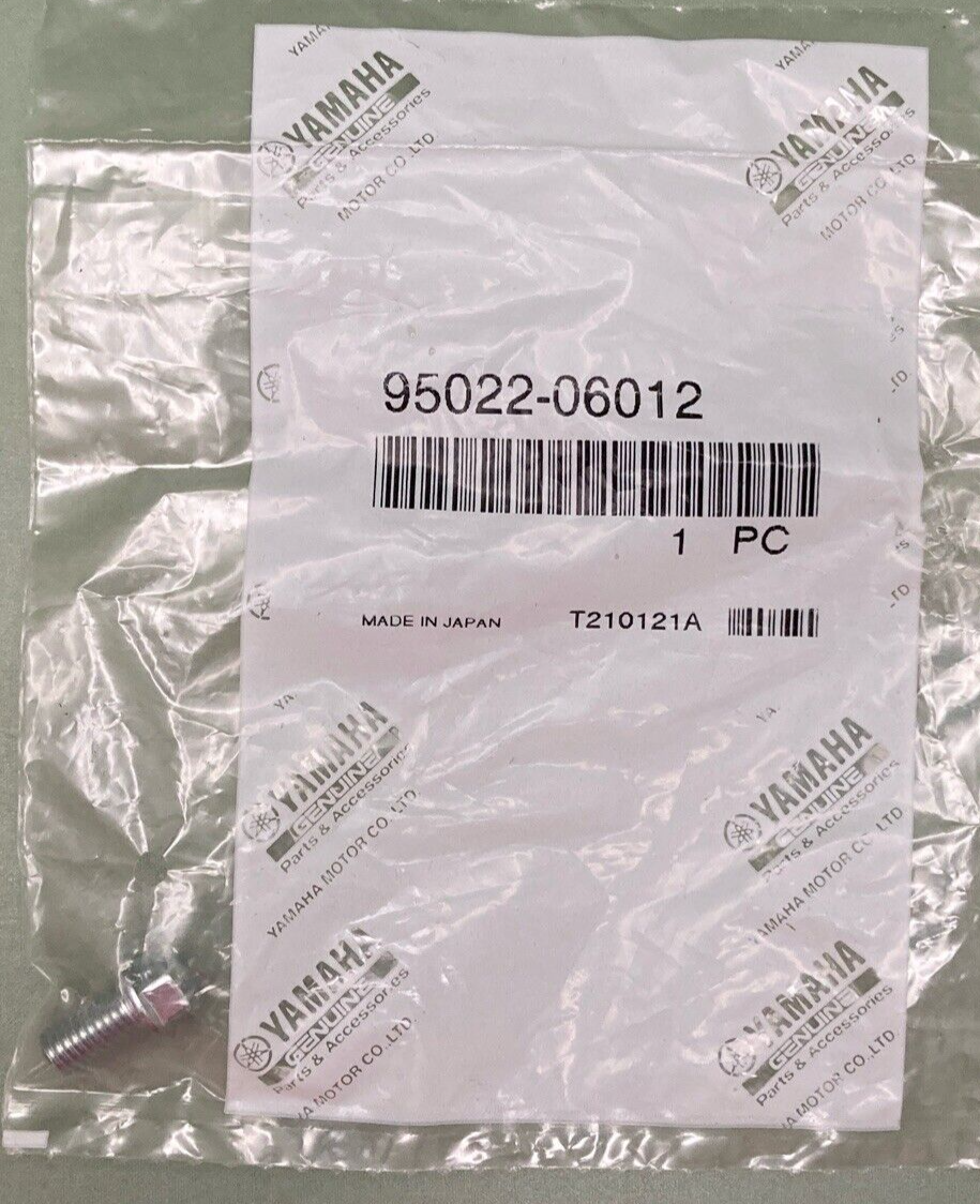 QTY 2 NEW GENUINE YAMAHA 95022-06012 BOLT FLANGE