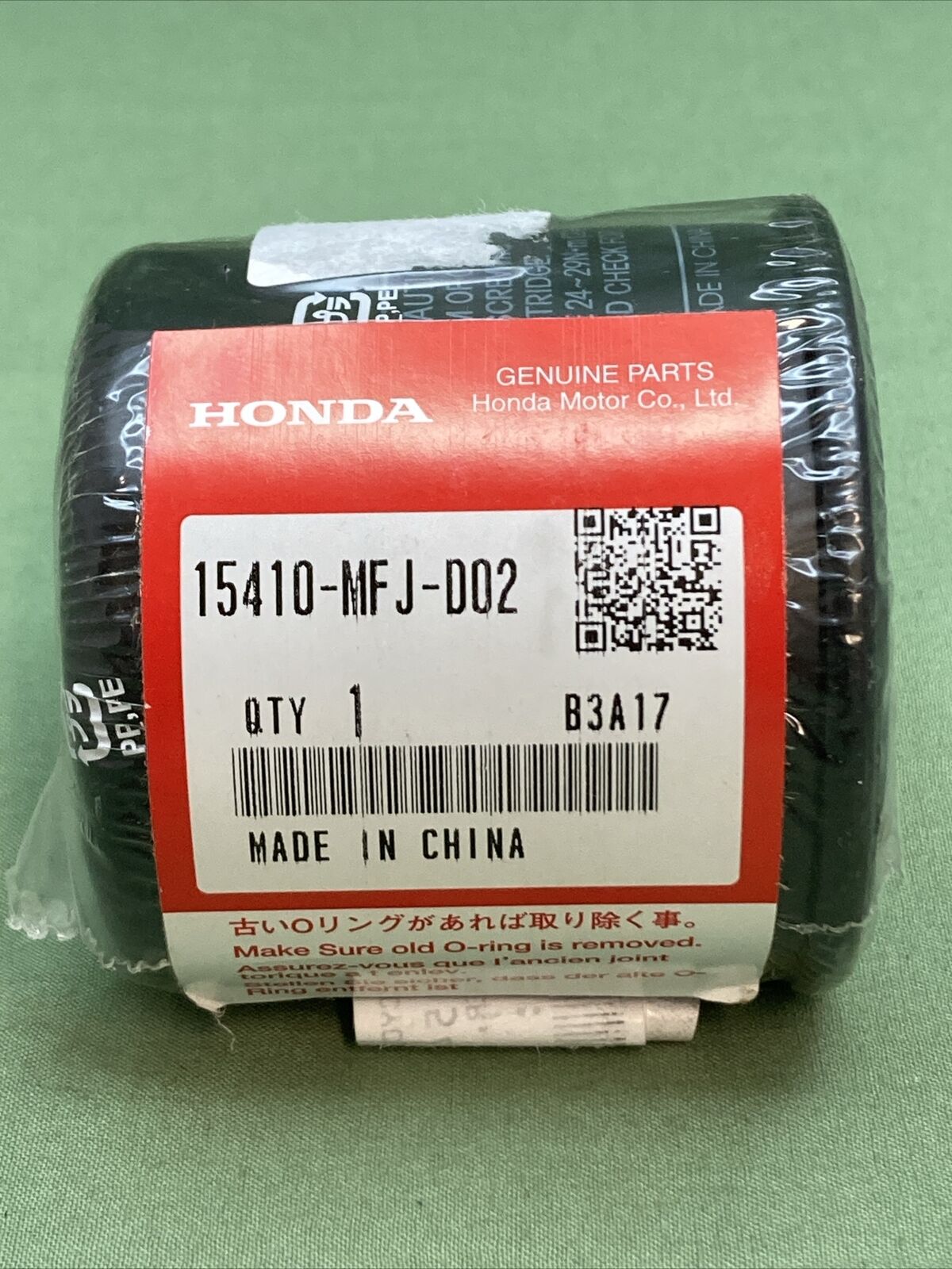 NEW GENUINE HONDA 15410-MFJ-D02 FILTER, OIL – Merica Powersports