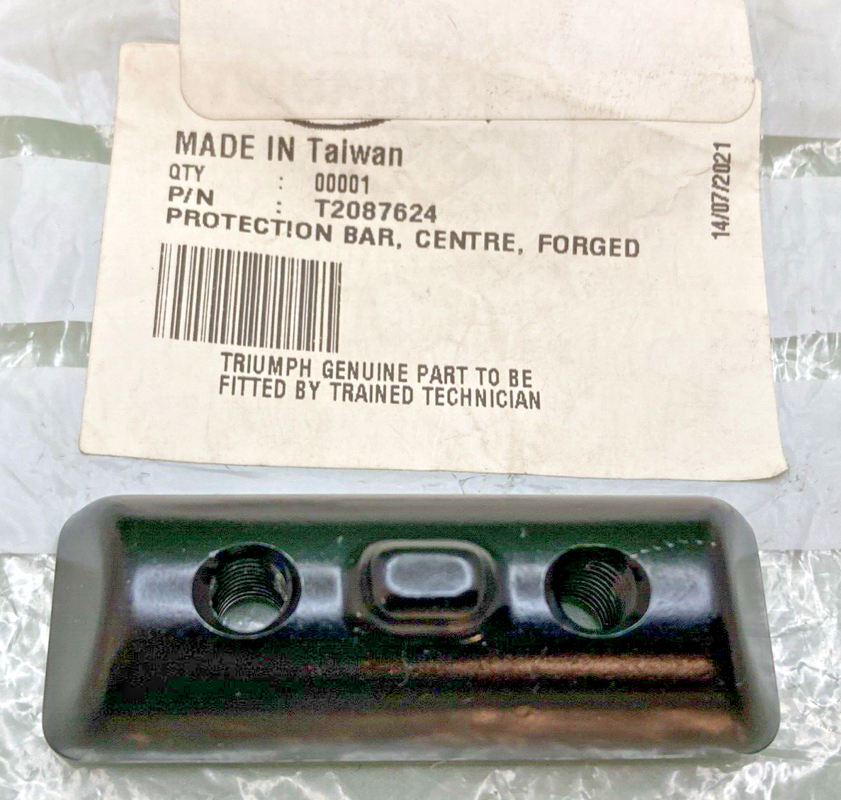 NEW GENUINE TRIUMPH T2087624 Protection Bar, Centre