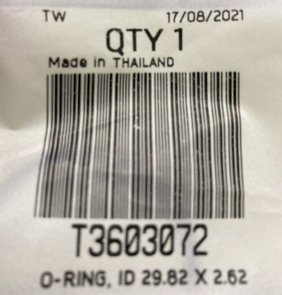 NEW GENUINE TRIUMPH T3603072 O Ring, Id 29.82 X 2.62