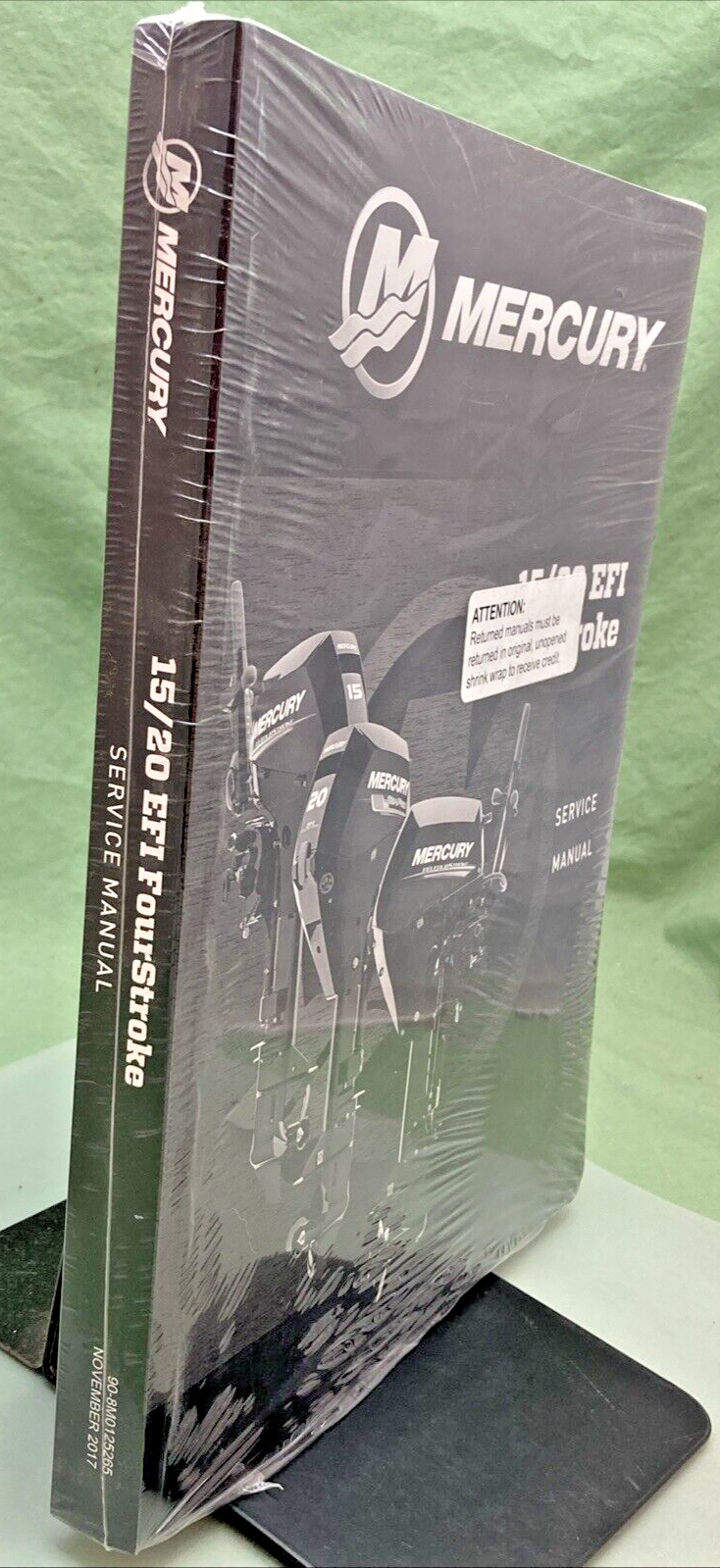 NEW GENUINE MERCURY 90-8M0125265 15/20 EFI FOURSTROKE SERVICE MANUAL 2017
