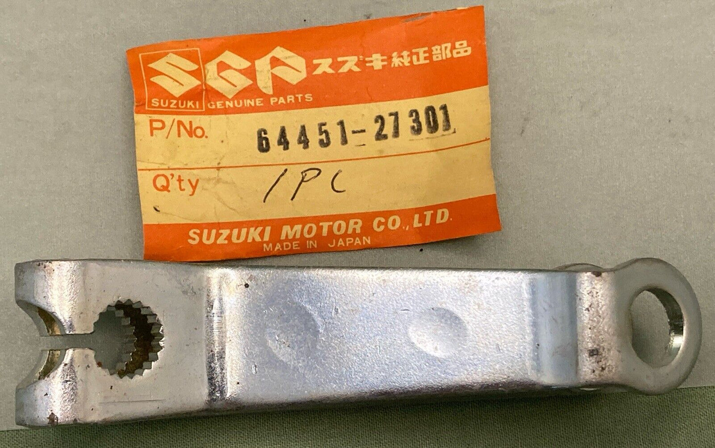 NEW GENUINE SUZUKI 64451-27301 REAR WHEEL BRAKE CAM LEVER