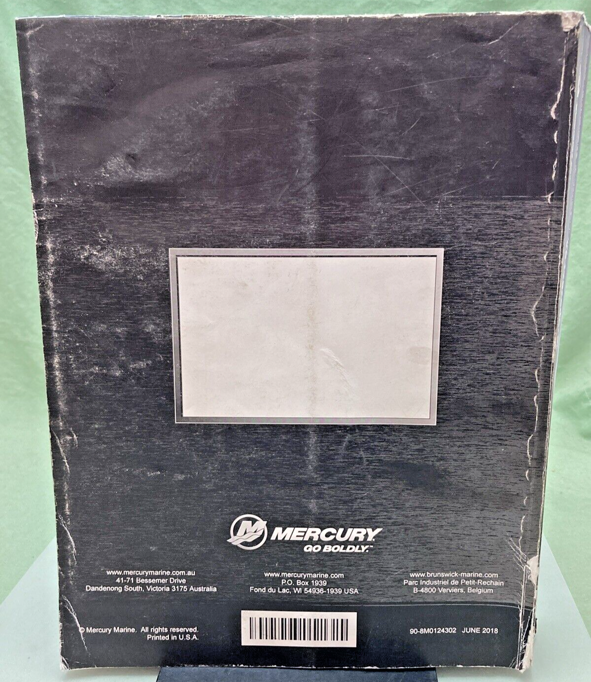 GENUINE MERCURY 90-8M0124302 V6, V8 FOURSTROKE CMS OUTBOARD SERVICE MANUAL 2018