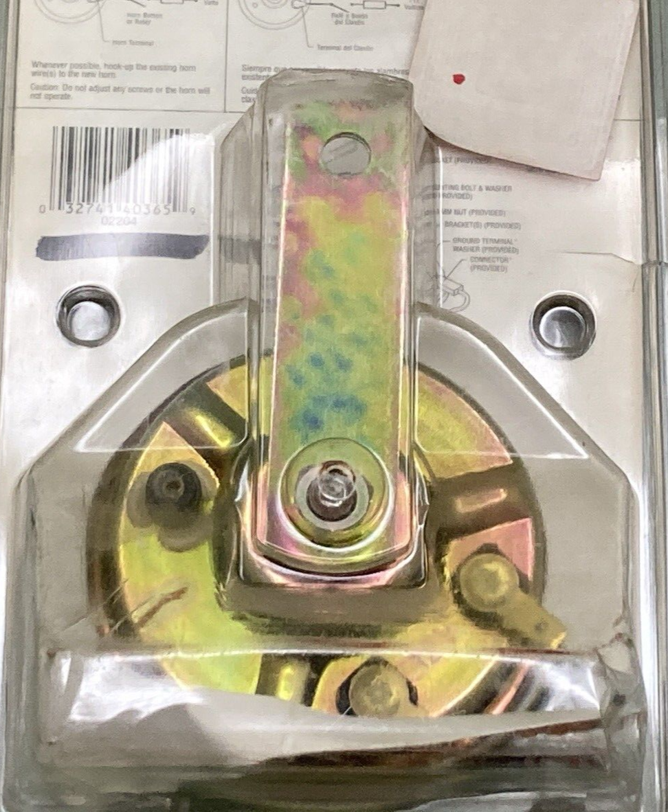 NEW GENUINE FIAMM D40365 HORN LOW NOTE 130 DECIBLES 1 OR 2 TERMINAL