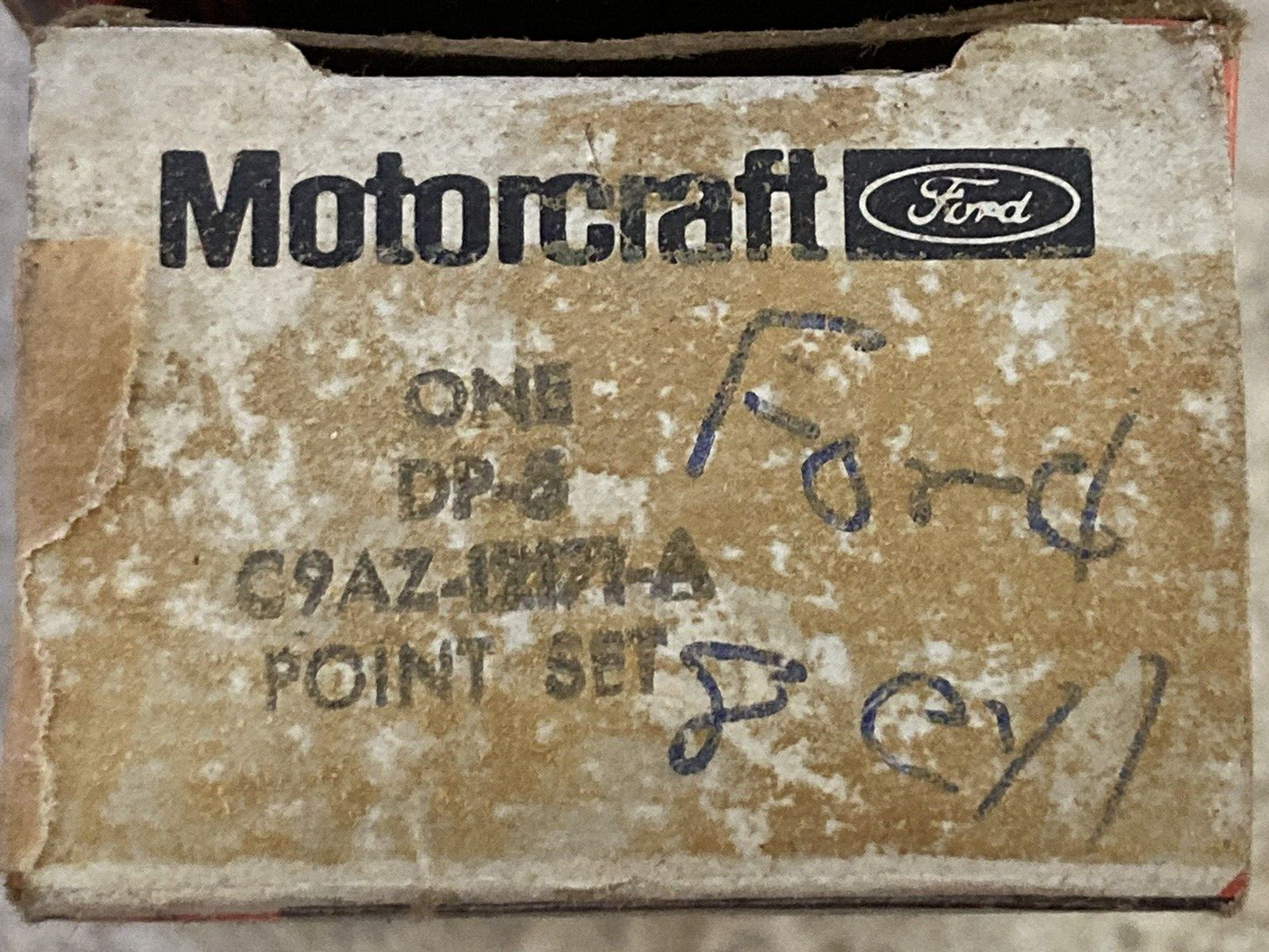 QTY 2 NEW GENUINE MOTORCRAFT FORD DP-5 IGNITION CONTACT POINT SET C9AZ-12171-A