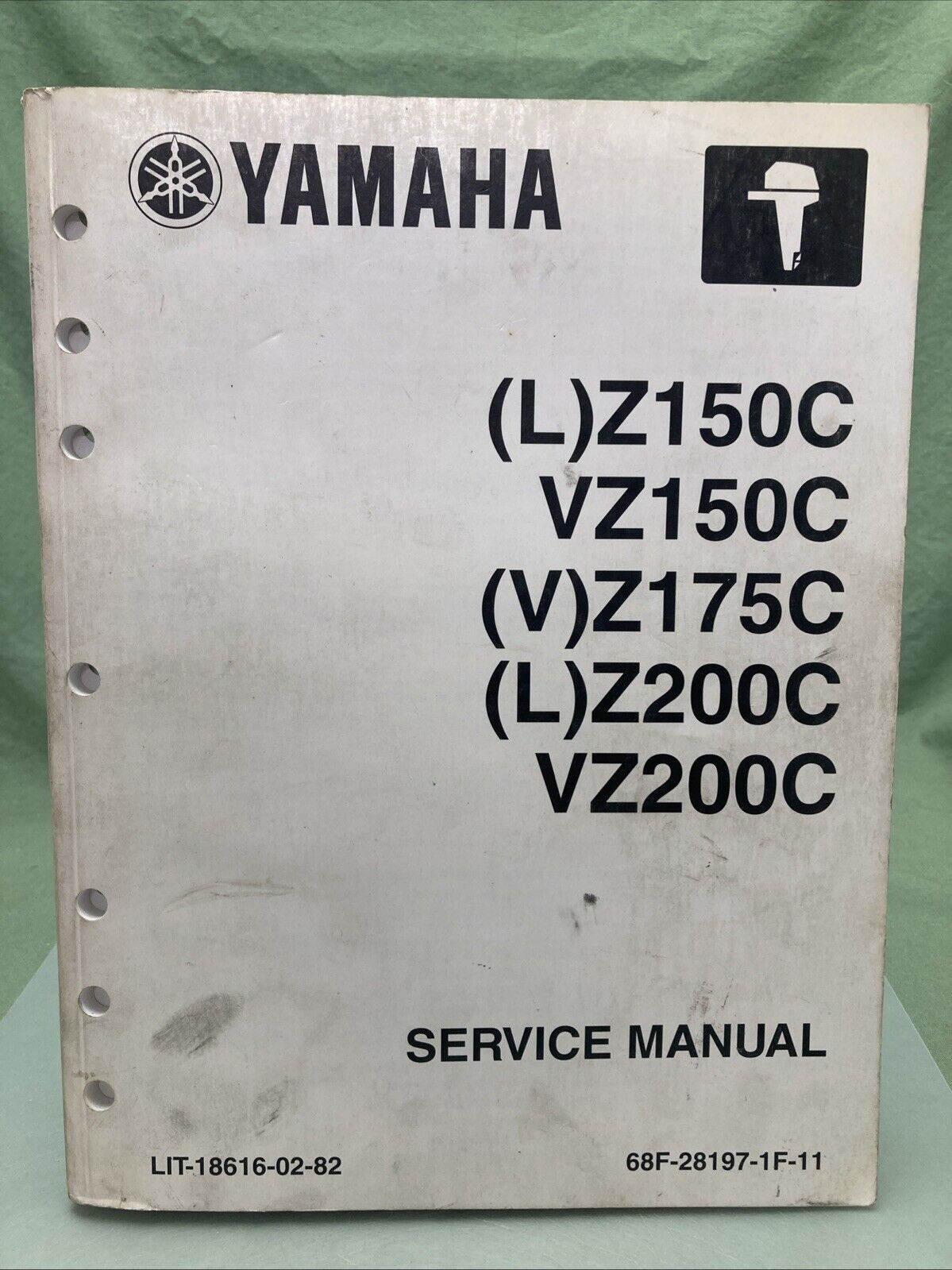 GENUINE YAMAHA LIT-18616-02-82 (L)Z150C, (V)Z175C, VZ200C SERVICE MANUAL 2003