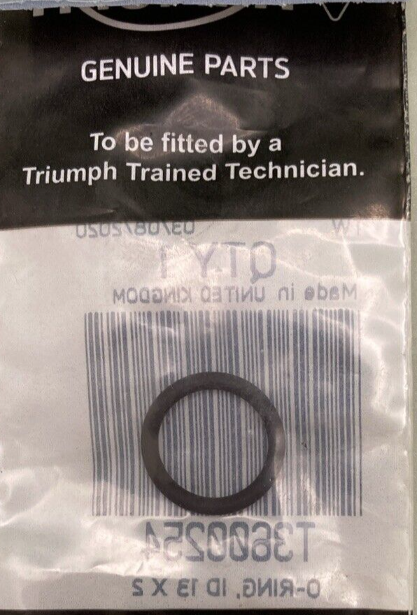 NEW GENUINE TRIUMPH T3600254 O Ring