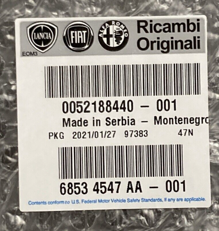 NEW GENUINE MOPAR 68534547AA Front Belly Pan FITS FIAT 500L