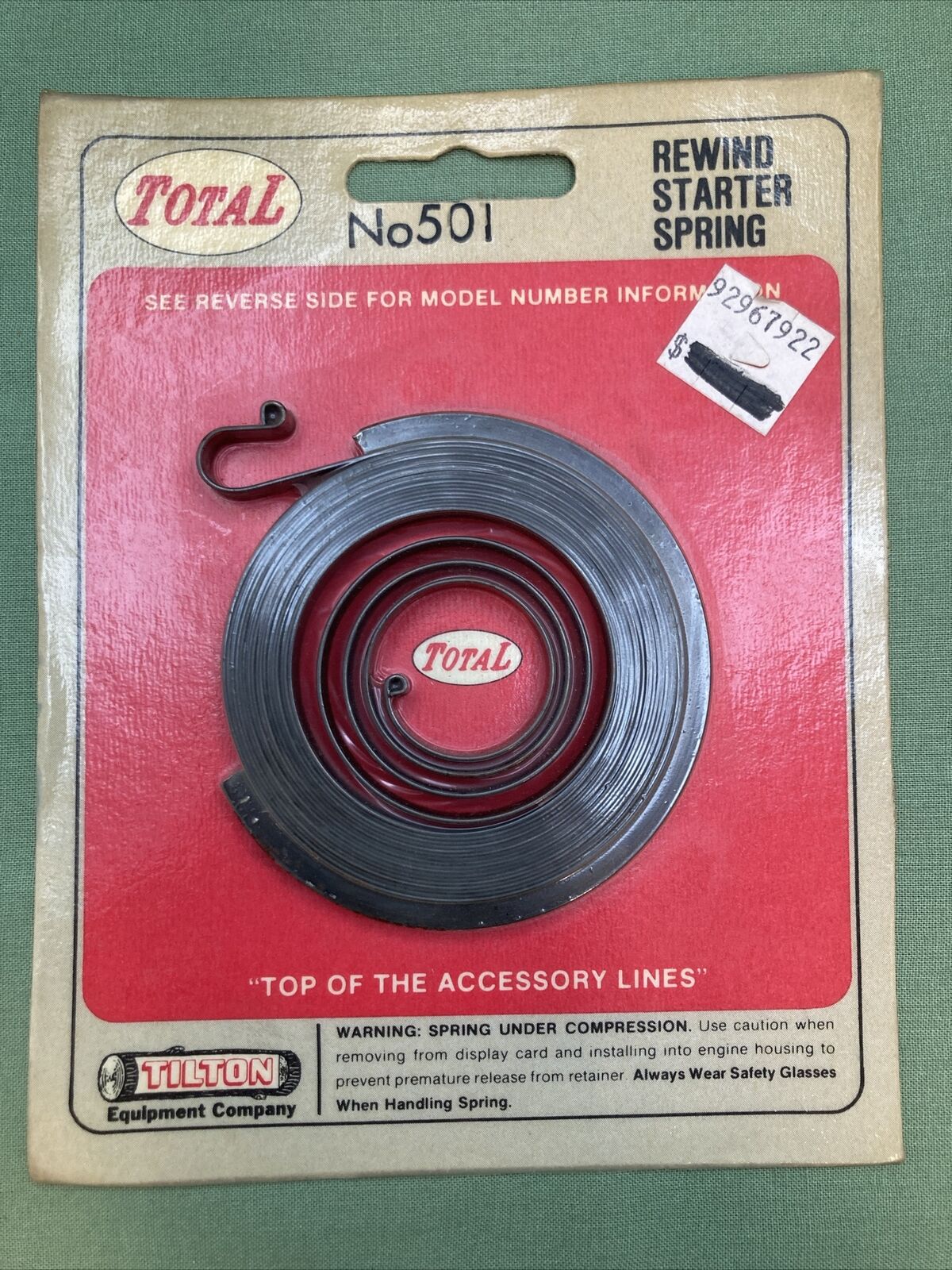 NEW GENUINE TOTAL 501 REWIND STARTER SPRING STIHL 1113-195-1600