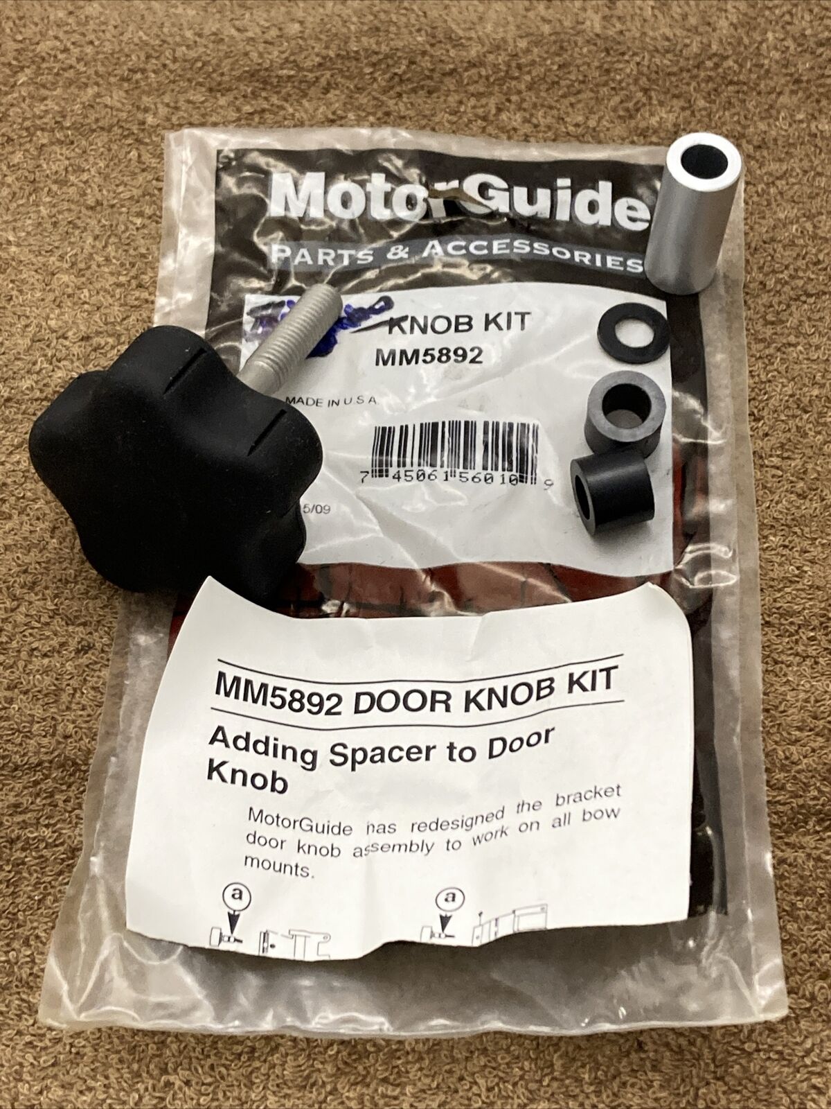 NEW GENUINE MOTORGUIDE MM5892 KNOB KIT