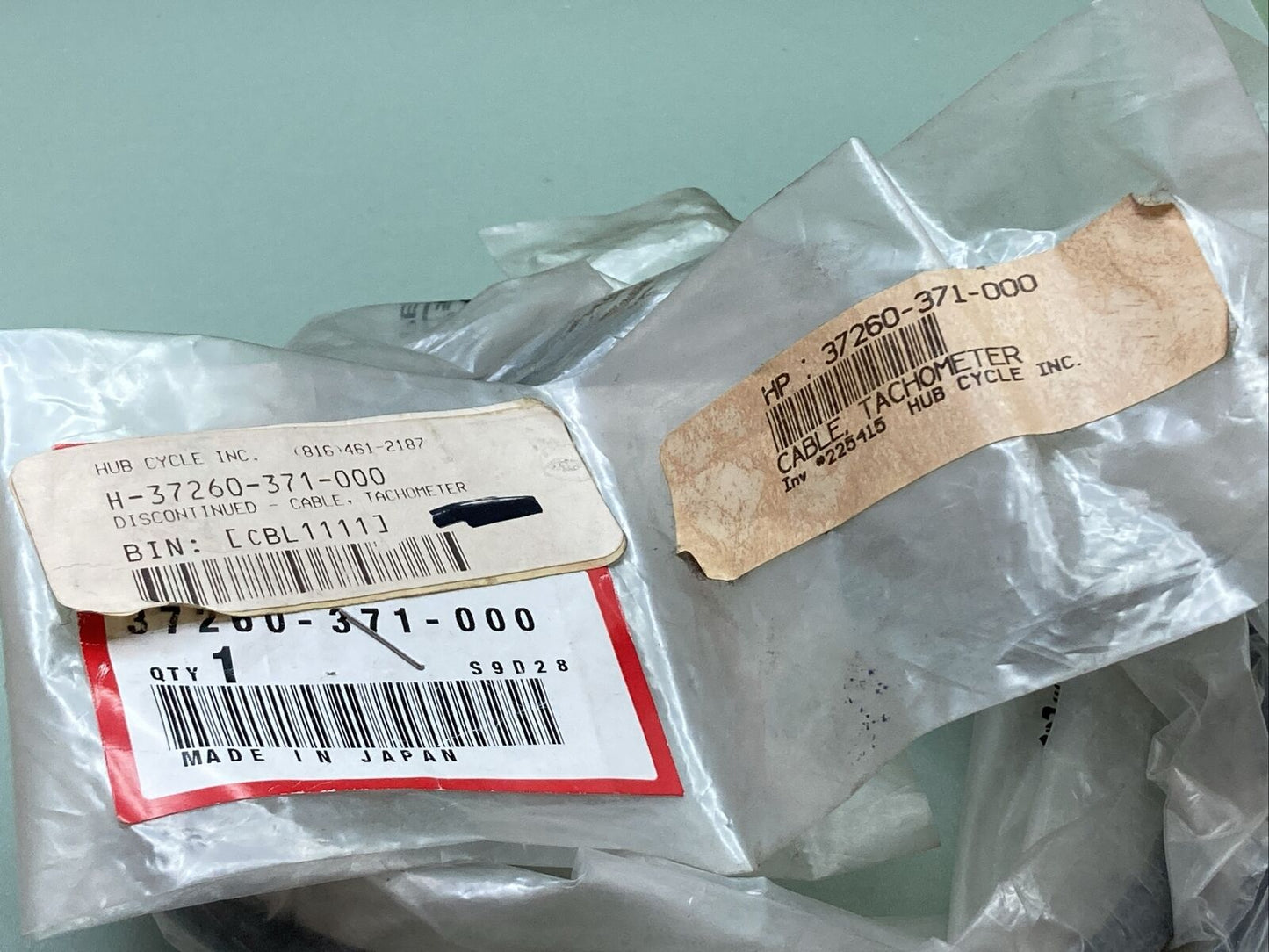 NEW GENUINE HONDA 37260-371-000 TACHOMETER CABLE