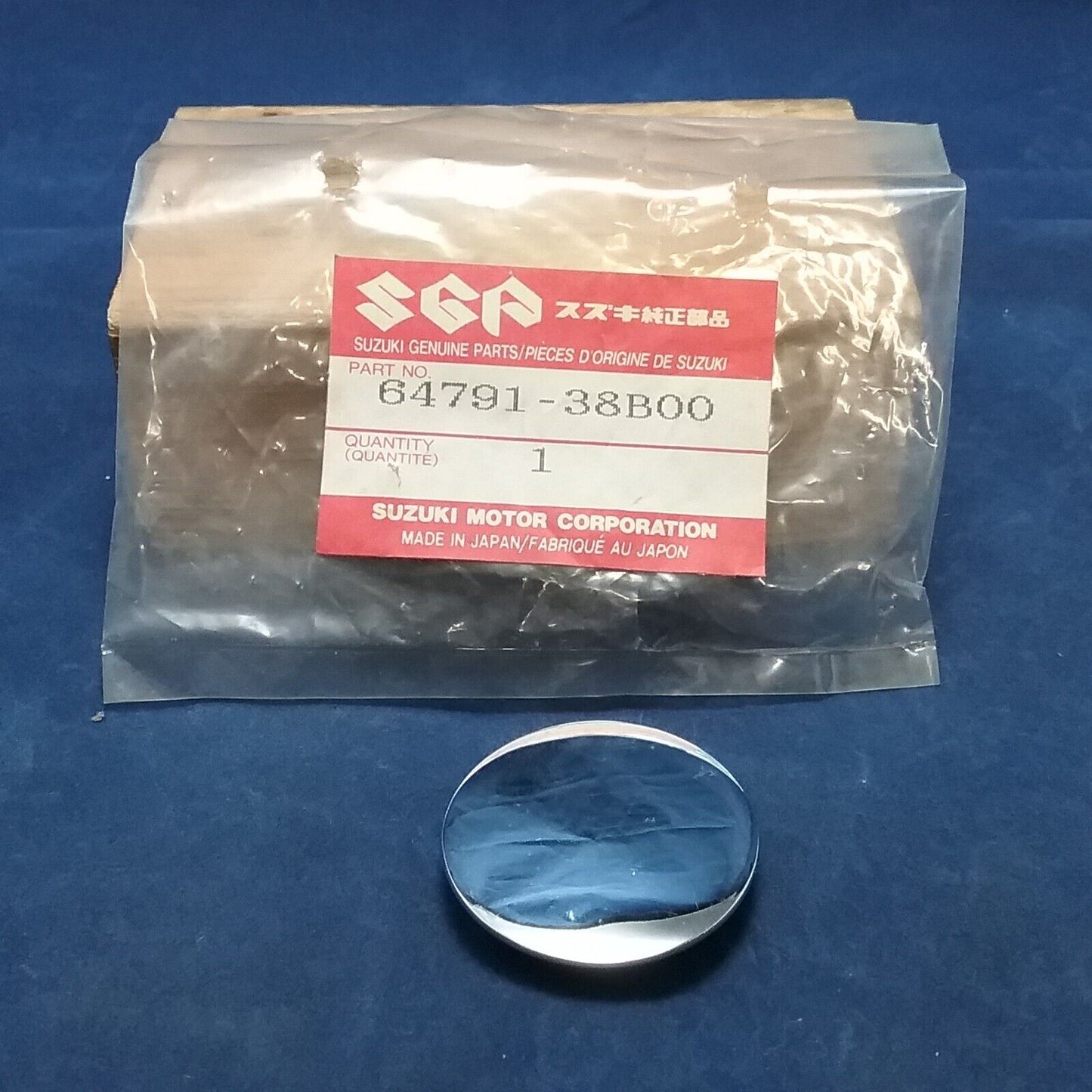 NEW GENUINE SUZUKI 64791-38B00 CAP, RH REAR WHEEL VS700