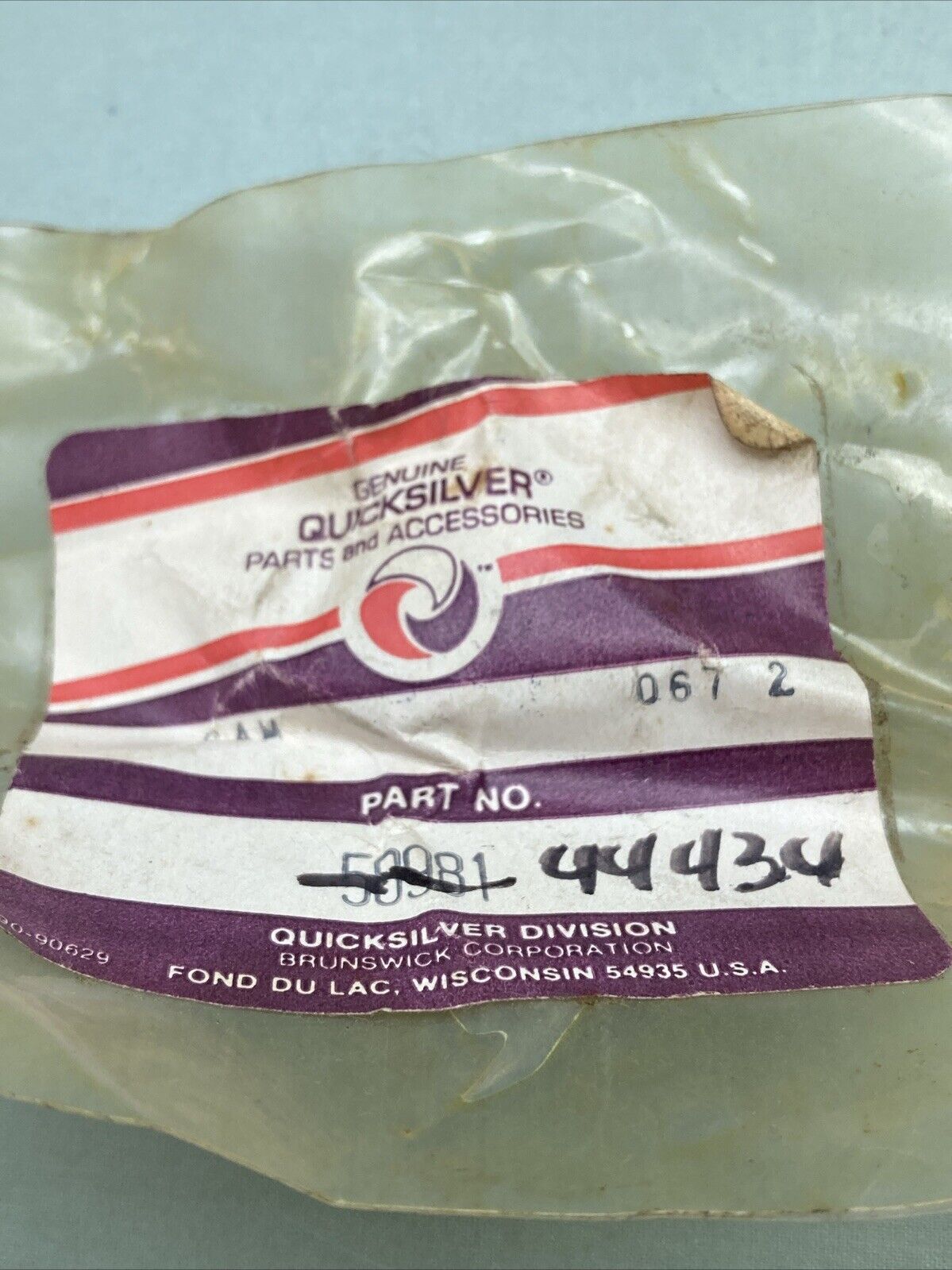 NEW GENUINE MERCURY QUICKSILVER 58981 CAM SHIFT