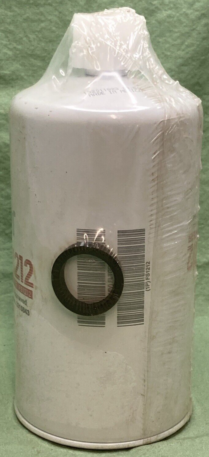 NEW GENUINE FLEETGUARD FS1212 FUEL FILTER WATER SEPARATOR SPIN-ON TWIST & DRAIN
