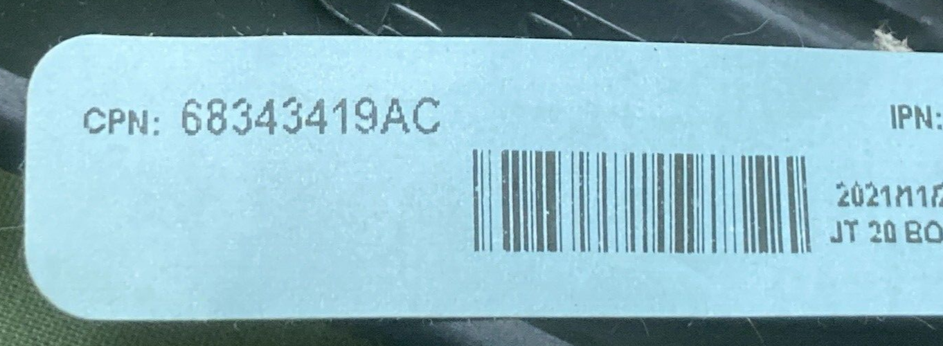 NEW GENUINE MOPAR 68343419AC Bed Side Cladding Left FITS '20-'25 Jeep Gladiator