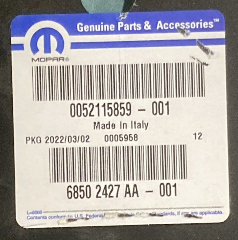 NEW GENUINE MOPAR 68502427AA Lift-Gate Opening Lower Panel FITS JEEP RENEGADE
