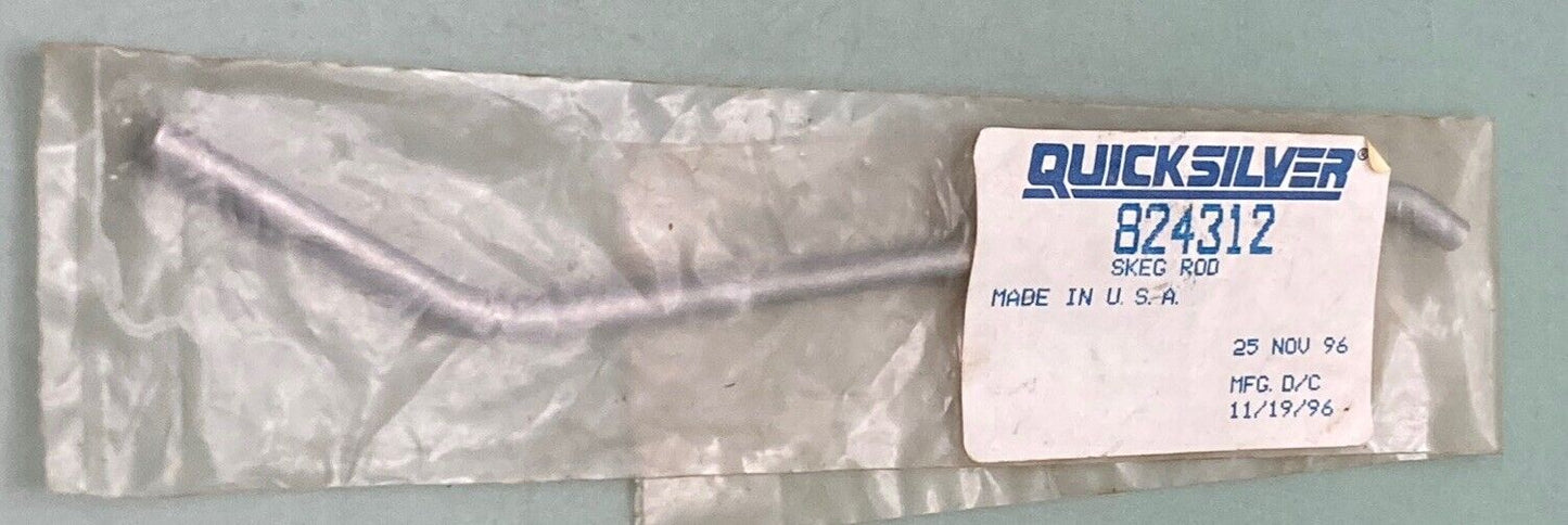 NEW GENUINE MERCURY QUICKSILVER 824312 SKEG ROD