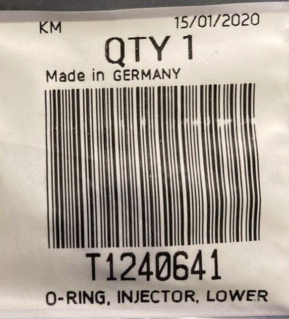 NEW GENUINE TRIUMPH T1240641 O Ring, Injector, Lower