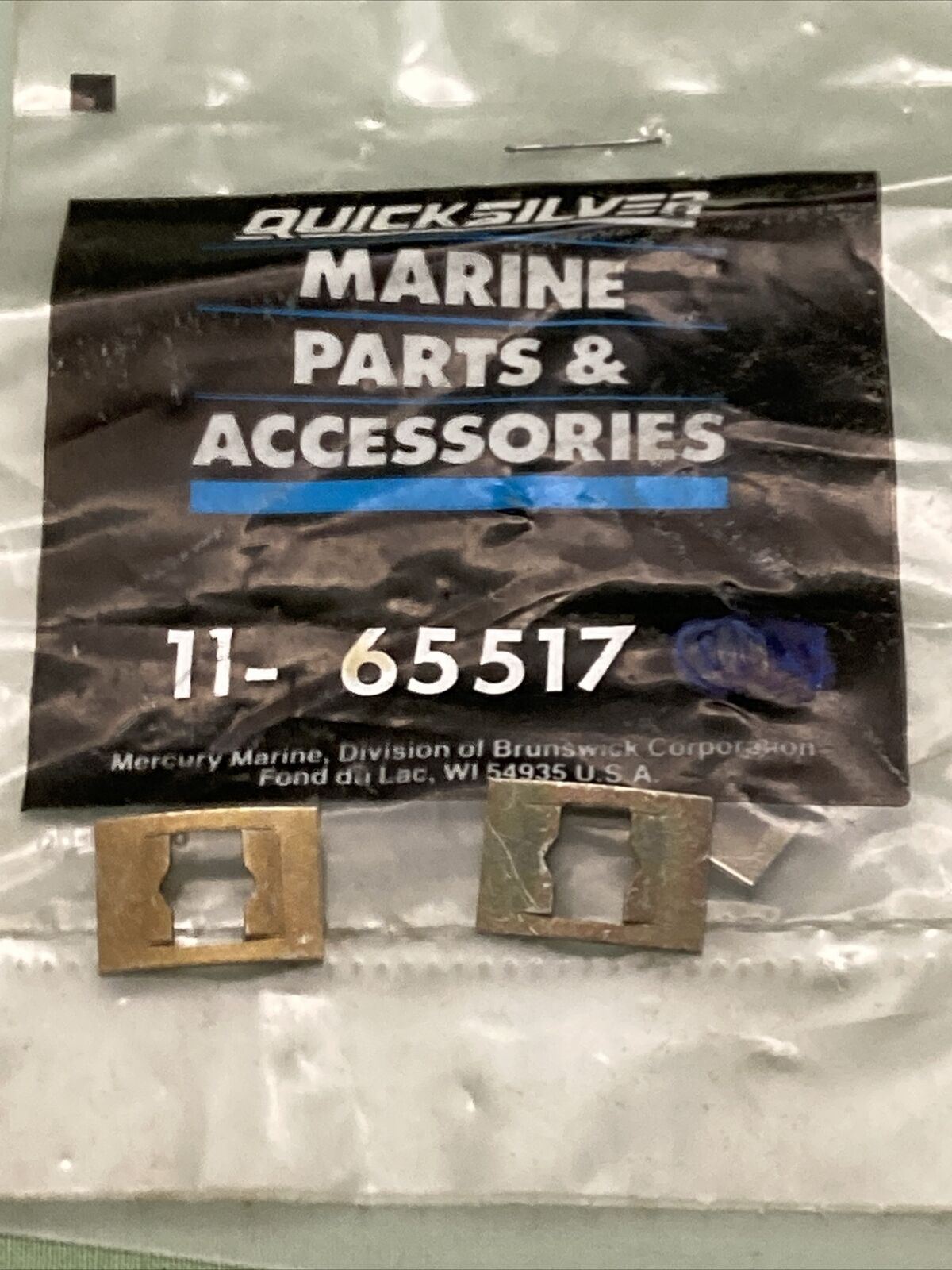 QTY 2 NEW GENUINE MERCURY QUICKSILVER 11-65517 NUT