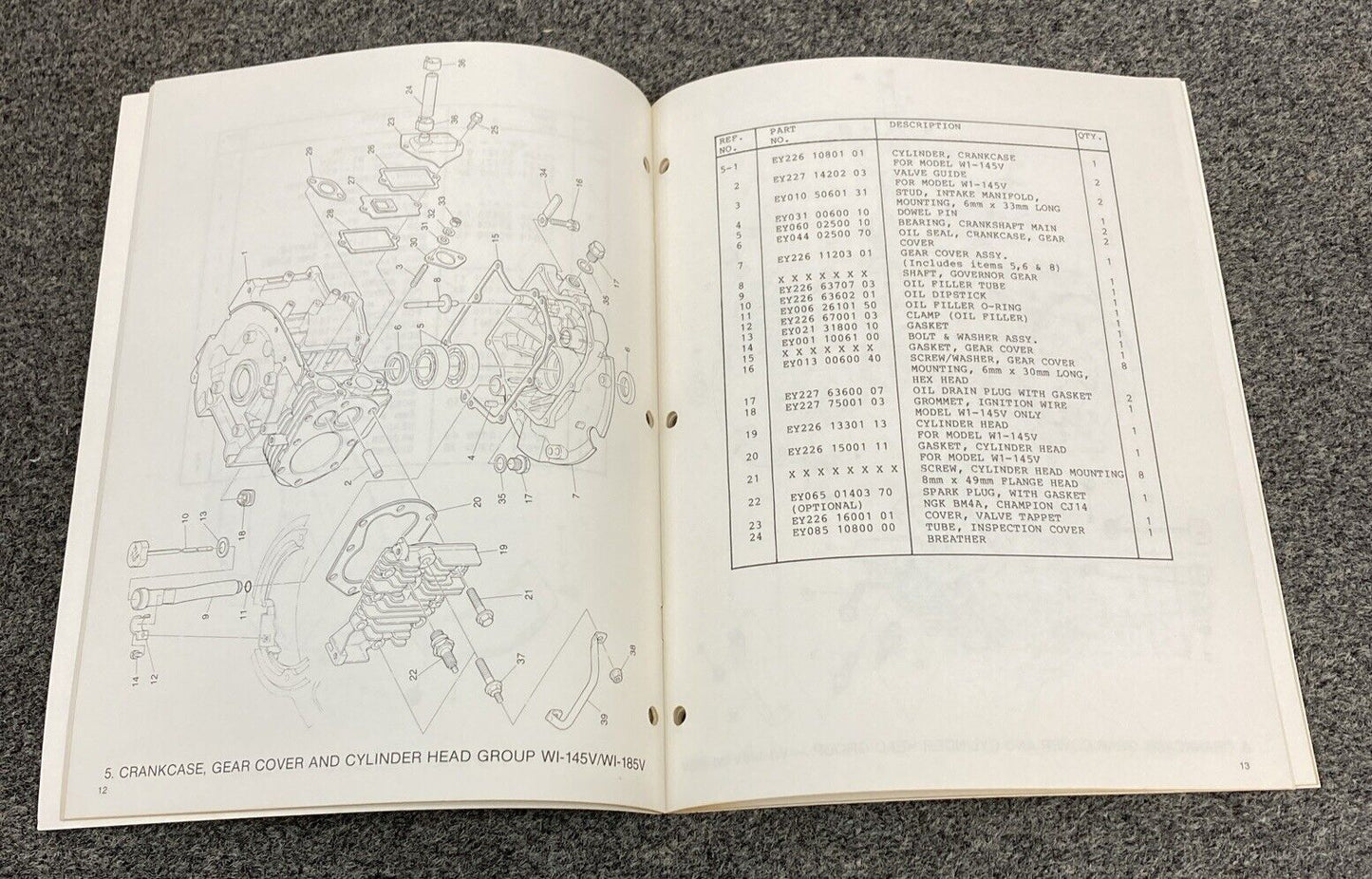 WISCONSIN TELEDYNE TOTAL POWER TTP-30005 ILLISTRATED PARTS CATALOG