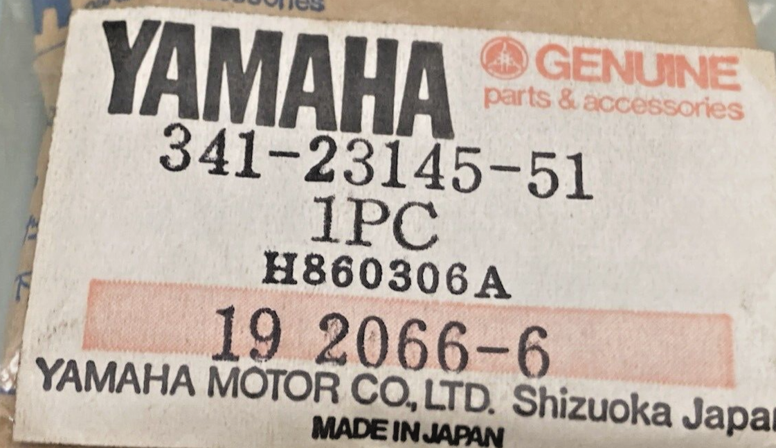 NEW GENUINE YAMAHA 341-23145-51 OIL SEAL 1973-1977 TX750 TZ750