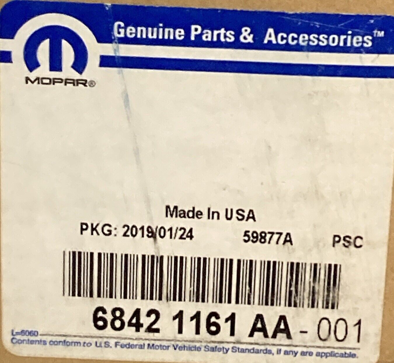 NEW GENUINE MOPAR 68421161AA Fascia Decal FOR 18-20 DODGE DURANGO